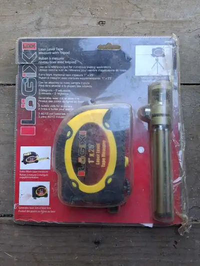 Logix Laser Level Tape Measure, View more