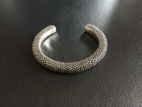 King Baby Solid 925 Sterling Silver Cuff Bracelet- New- Look!!