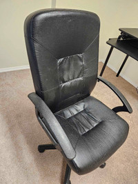 Ikea Desk Chair & Highback Black Desk Chair