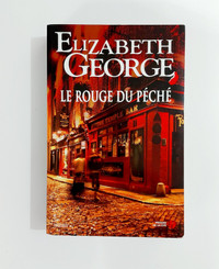 Roman - Elizabeth George - Le rouge du péché - Grand format
