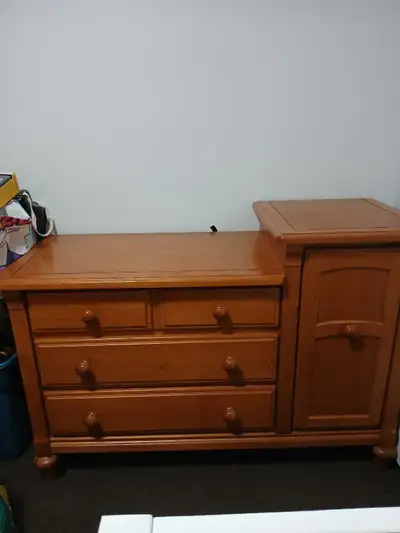 solid wood dresser with change table, View more