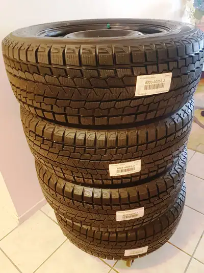 Hi,selling a new condition set of Yokohama Ice Guard winter tires(225x60R17) on 5x114.3 rims. They a...