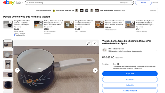 Sanko Ware Kikyo Enamel Cookware Set 7pc - Made in Japan in Kitchen & Dining Wares in Oakville / Halton Region - Image 7