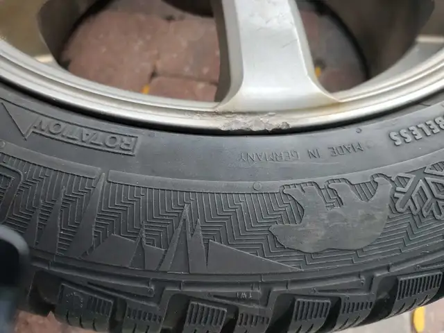 Aluminum Alloy Rims with Nord Frost Winter Tires 225/50R17 in Tires & Rims in Mississauga / Peel Region - Image 7