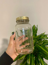 1 litre mason jar with lid