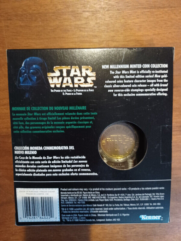 Han Solo Bespin Starwars POTF with Coin collection 1998 MIB in Toys & Games in Oakville / Halton Region - Image 4