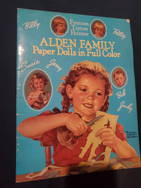 Vintage Alden Family Paper Doll Book 