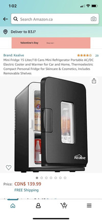 New Kealive thermoelectric cooler and warmer