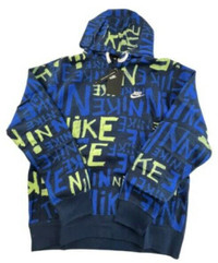 All over Nike hoodie, size L, BRANDNEW