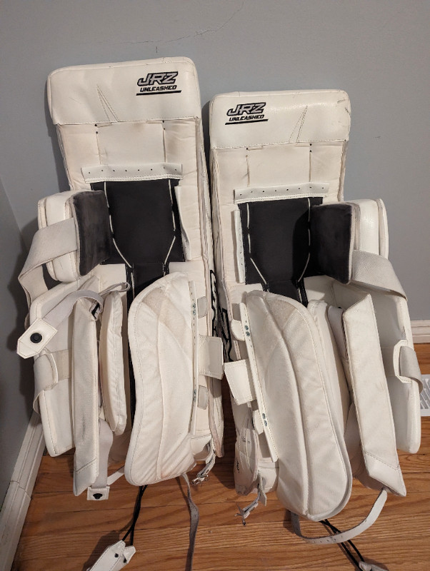 JRZ Prime Pro Goalie Pads 35+1" Made in Canada in Hockey in Guelph - Image 2