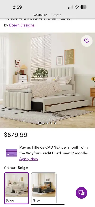 Lit simple avec lot gogogne simple, View more