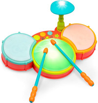NEW Little Beats Toy Drum Set
