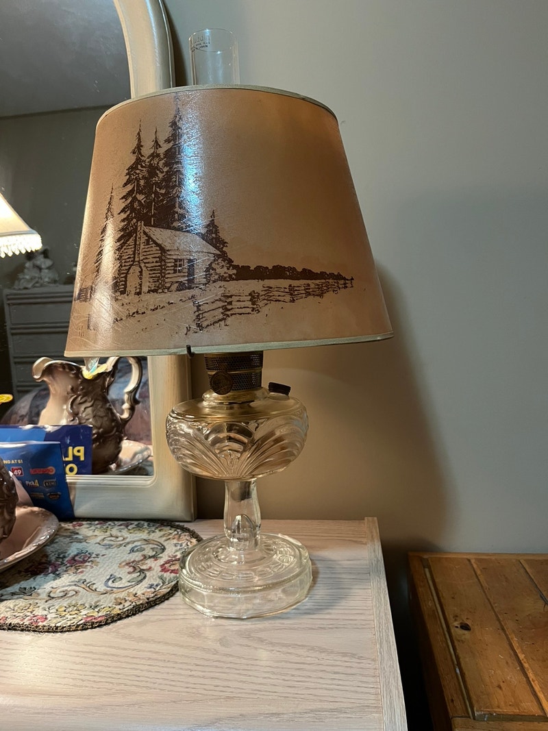 Aladdin Oil Lamp with shade Model B Arts & Collectibles North Bay