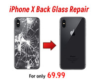 iPhone X Back Glass Replacement Repair for only $69