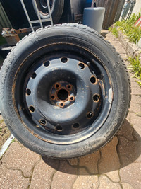 205 55 R16 snow tires on steel rims
