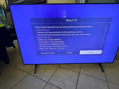 TV 58” Samsung, View more