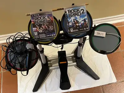 Rock Band Harmonix Wired Drum Set Bundle, View more