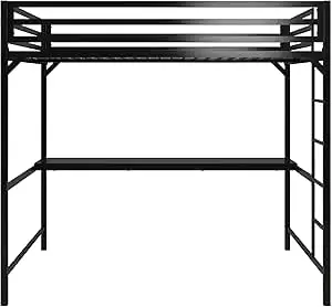 Loft style bed, great for smaller rooms, Voir plus