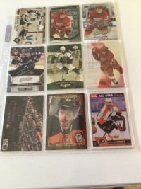 9 ASSORTED HOCKEY CARDS