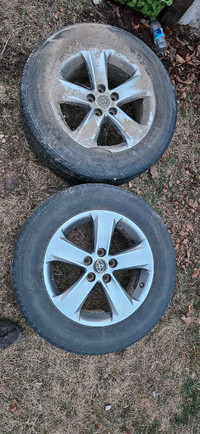 4 tires and rims from toyota rav4 2015