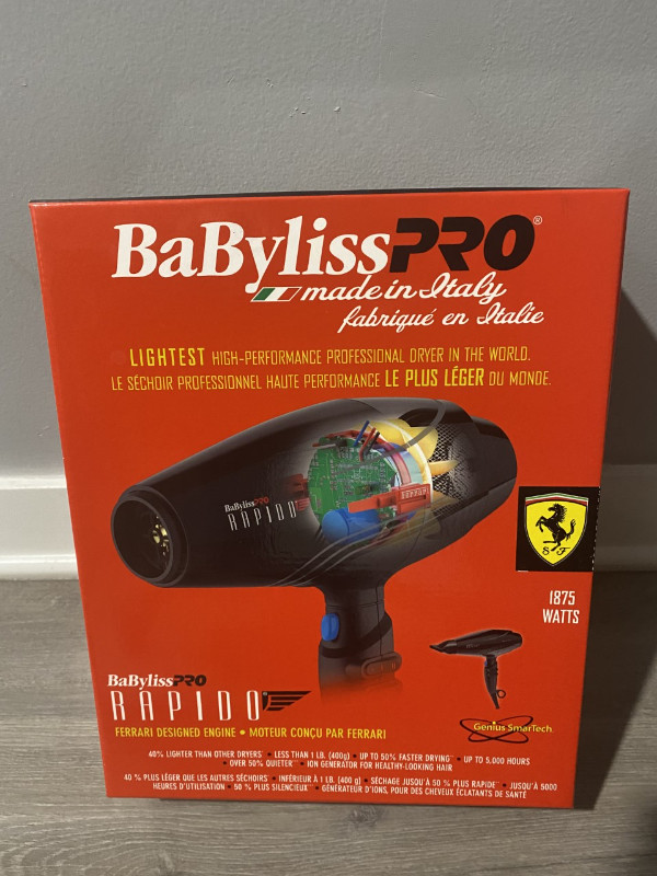 Babyliss pro rapido hair dryer 1875 Watt in Other in Ottawa