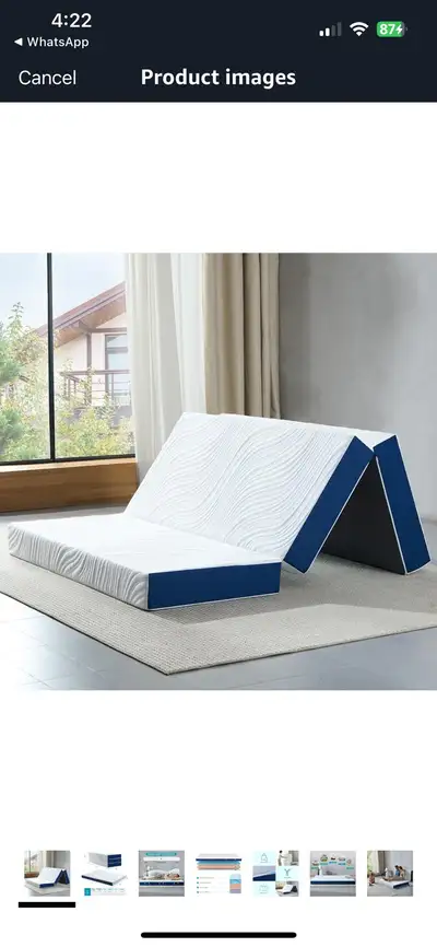 Folding Mattress,4 Inch Tri fold Foam Mattress with Breathable a, View more