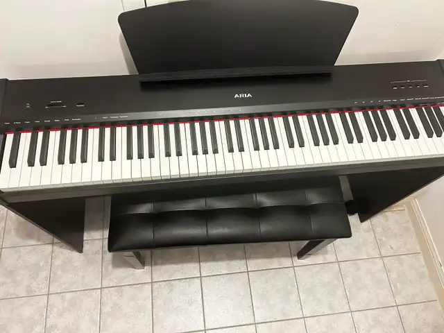 ARIA weighted 88-key digital piano with CHAIRS in Pianos & Keyboards in City of Toronto - Image 3
