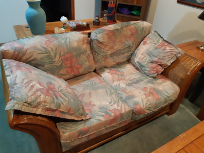 Uesed Sofa with Love seat for sale