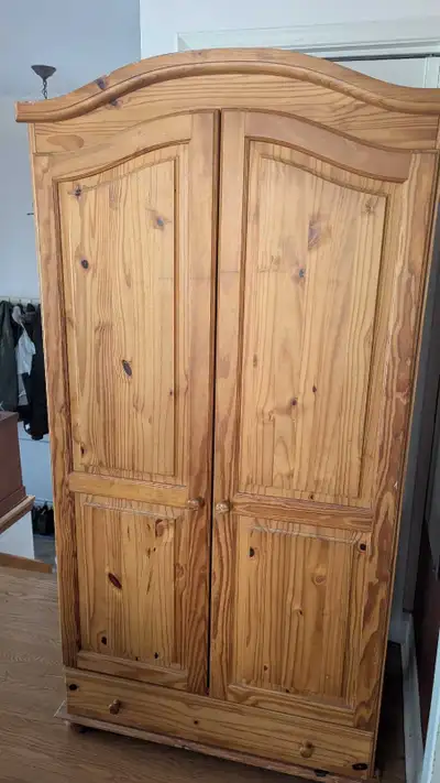 solid pine wardrobe, View more