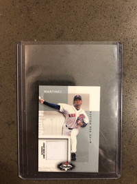 Pedro Martinez Miniatures Game Used Jersey Card 