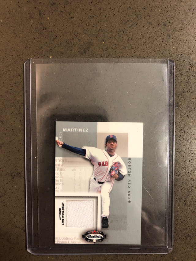 Pedro Martinez Miniatures Game Used Jersey Card  in Arts & Collectibles in Markham / York Region