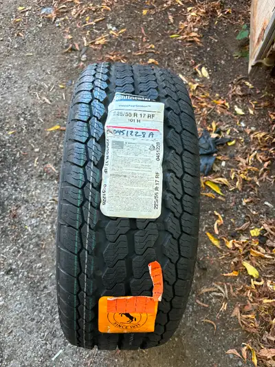 x1 BRAND NEW CONTINENTAL VANCO FOUR SEASON 225/55R17 DOT 2019