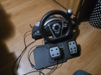 Ps3 gamemon steering wheel and peddles