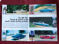 1965 The GM ‘65s Large 2-Page Original Ad