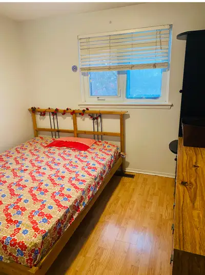 Upstair room is available near don mills station 10 minutes walking distance to don mills station an...