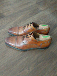 Brown Leather Magnanni Dress Shoes