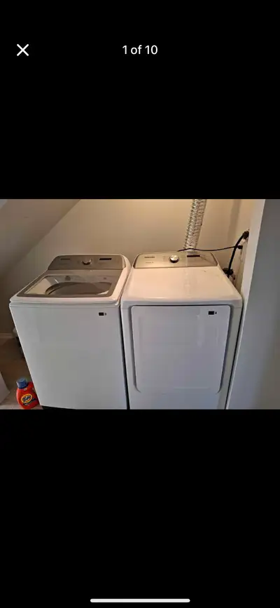 Samsung washer and dryer 1 year old, View more