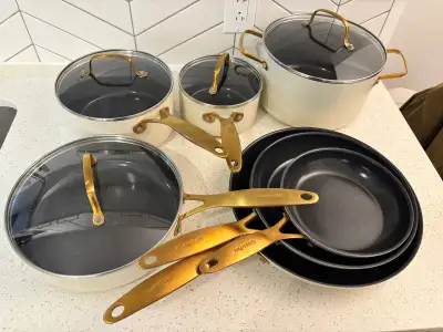 Set of 7 GreenPan Ceramic Nonstick Cookware, View more