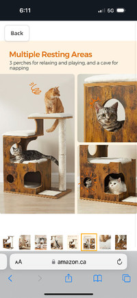Brand new in box rustic cat tree and tower
