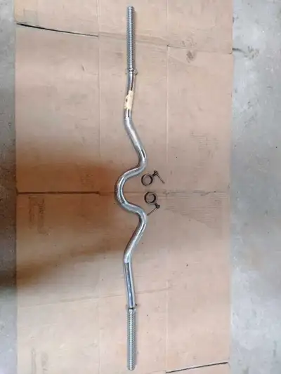 EZ Curl Bar with Collars, View more