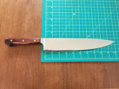 Kitchen Knives - Grohmann Chef’s Knife – full tang forged - 10in, View more