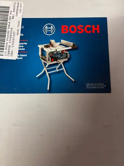 Bosch table saw STAND, View more