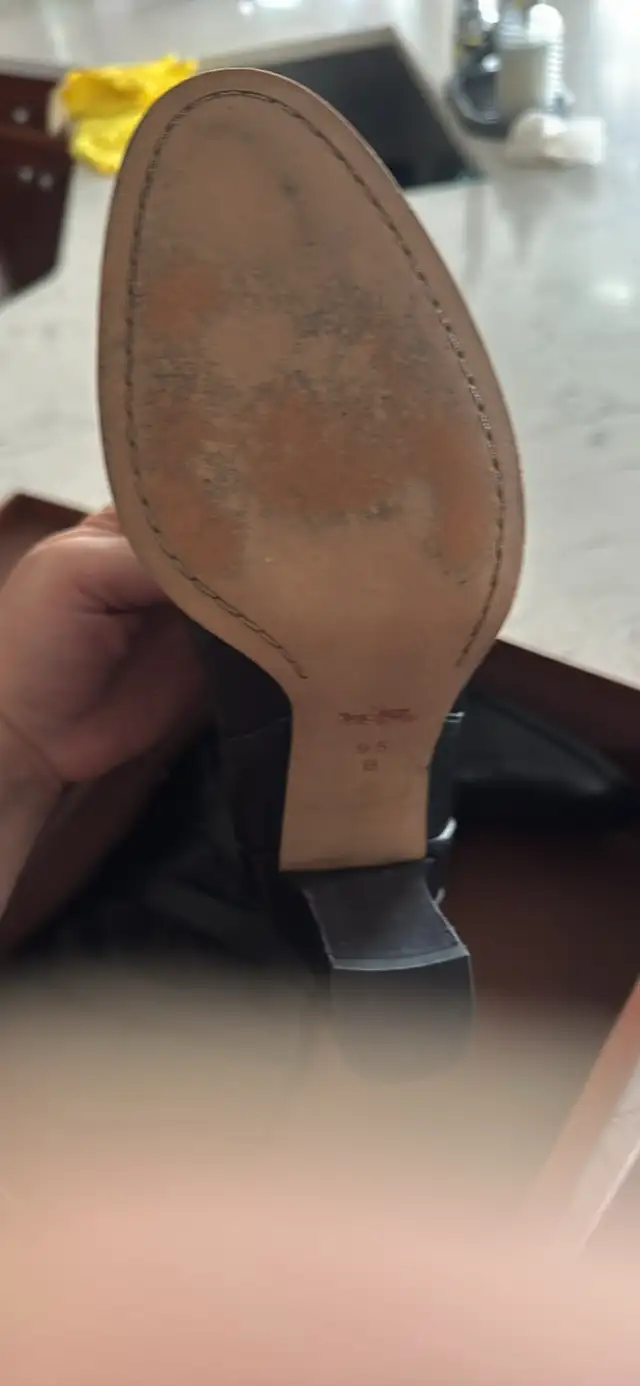 Coach High Heel Low Cut Leather Boots in Women's - Shoes in Calgary - Image 4