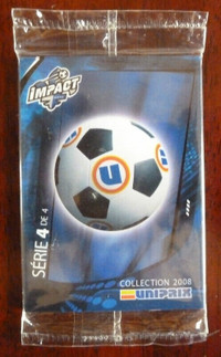 4 2008Uniprix Soccer Impact de Montréal Collection SR 4de4 Packs