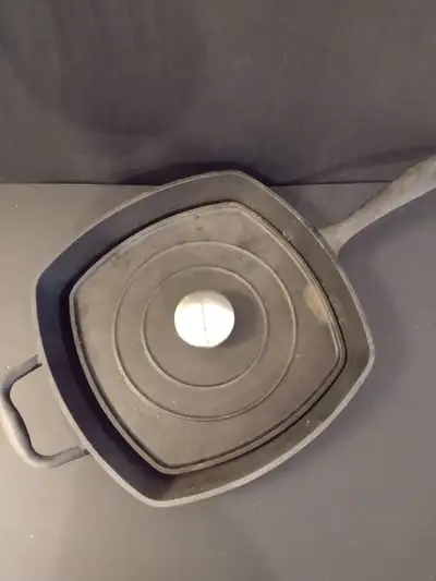 Lagostina Cast Iron Skillet & Grill Pan, View more