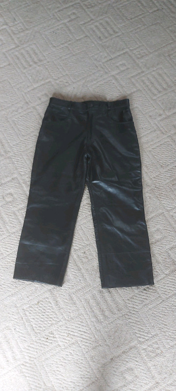 BRAND NEW Leather Motorcycle Pants
Size 38 in Men's in Thunder Bay - Image 2