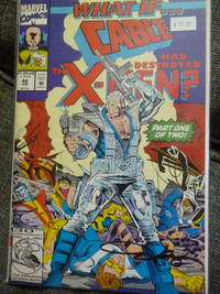 What If comic #46 Cable Destroyed X -Men Signed by Kurt Busiek