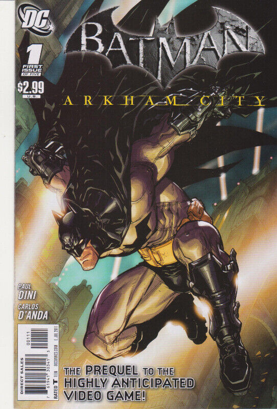 DC Comics - Batman: Arkham City - issue #1 (July 2011). in Comics & Graphic Novels in Peterborough