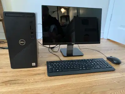 Dell Inspiron 3880 (includes tower, monitor, keyboard & mouse), View more