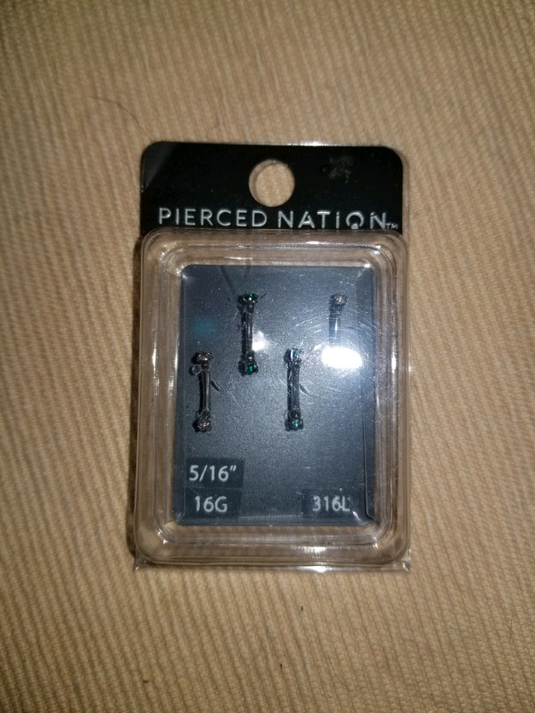 Small Piercing Jem Bars in Jewellery & Watches in North Bay
